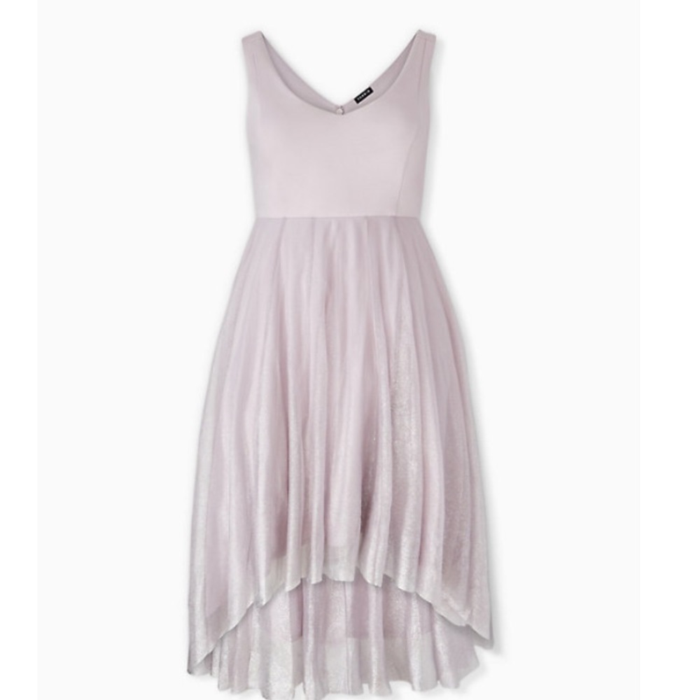 Torrid special occasion purple ombré sparkle dress